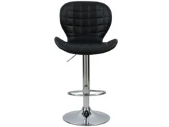 Chaise De Bar Noire Mazzia 53/74 Cm (lot De 2) -Electroménager Soldes tabouret haut 22350589