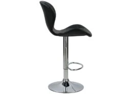 Chaise De Bar Noire Mazzia 53/74 Cm (lot De 2) -Electroménager Soldes tabouret haut 22350591