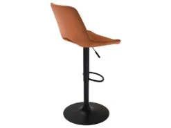 Chaise De Bar Solveig En Cuir Synthétique Camel 60,5/80,5 Cm (lot De 2) -Electroménager Soldes tabouret haut 22350731