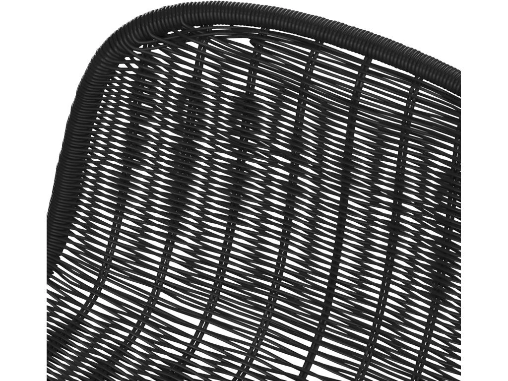 Chaise De Bar Jigani Noire 76 Cm (lot De 2) 7 Chaise De Bar Jigani Noire 76 Cm (lot De 2) – Image 5