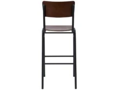 Chaise De Bar écolier Clem En Bois Foncé 75 Cm (lot De 2) -Electroménager Soldes tabouret haut 22351475