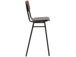 Chaise De Bar écolier Clem En Bois Foncé 75 Cm (lot De 2) -Electroménager Soldes tabouret haut 22351477