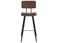 Chaise De Bar Texas Marron 75.5 Cm (lot De 2) -Electroménager Soldes tabouret haut 22351605
