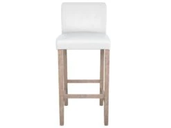 Chaise De Bar Havane En Tissu Blanc 75 Cm (lot De 2) -Electroménager Soldes tabouret haut 22351751