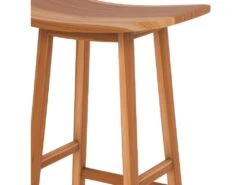 Tabouret De Bar Vittoria En Bois De Teck 77 Cm -Electroménager Soldes tabouret haut 22351915