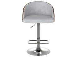 Chaise De Bar Carmelo Gris Clair 63/84 Cm -Electroménager Soldes tabouret haut 22351955