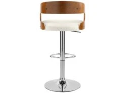 Chaise De Bar Blanche Louis 62/84 Cm -Electroménager Soldes tabouret haut 22352263