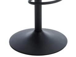 Lot De 2 Tabourets De Bar - Réglable En Hauteur - Dossier En Forme De Pétale - Velours - Beige -Electroménager Soldes tabouret haut 22704065