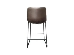 Chaise De Comptoir MANCO PU Brun Foncé, Dimensions : H93 X L48 X P56 Cm, Idéal Pour Votre Cuisine/comptoir -Electroménager Soldes tabouret haut 22804141