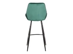 Lot De 2 Tabourets De Bar - Velours - Vert Foncé - MASURIE -Electroménager Soldes tabouret 361087