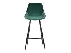 Lot De 2 Tabourets De Bar - Velours - Vert Foncé - MASURIE -Electroménager Soldes tabouret 361093