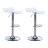 Lot De 2 Tabourets De Bar OLIVER - Acrylique - Transparent -Electroménager Soldes tabouret 364673