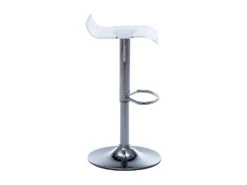 Lot De 2 Tabourets De Bar OLIVER - Acrylique - Transparent -Electroménager Soldes tabouret 364677