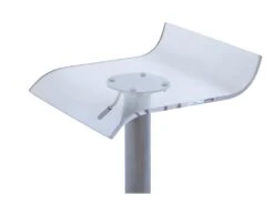 Lot De 2 Tabourets De Bar OLIVER - Acrylique - Transparent -Electroménager Soldes tabouret 364681