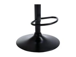 Lot De 2 Tabourets De Bar LIMA II - Velours Et Métal - Beige -Electroménager Soldes tabouret 448285