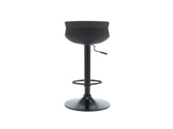 Lot De 2 Tabourets De Bar ALBEDO - Polypropylène Et Tissu - Bicolore - Noir Et Gris -Electroménager Soldes tabouret 453099